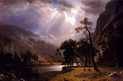 Half Dome Yosemite Valley Albert Bierstadt